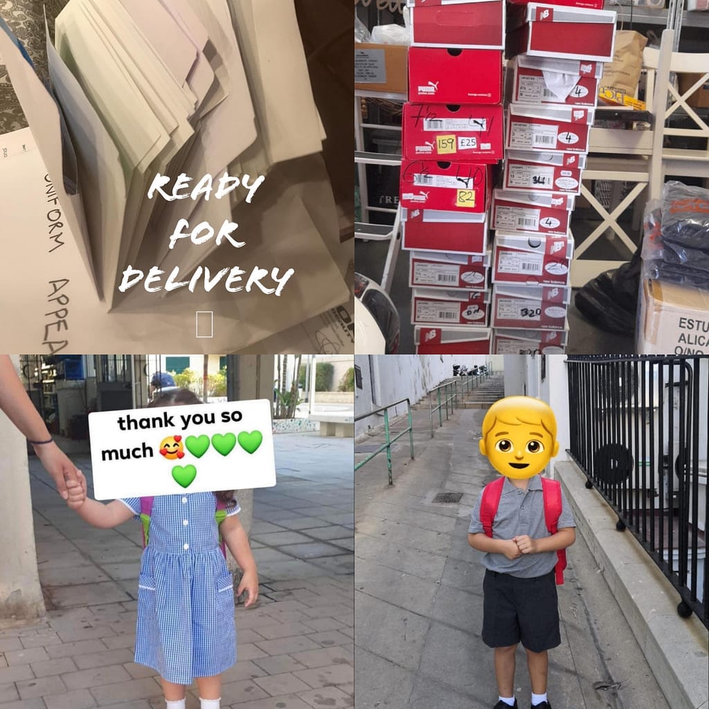 Your donations help the Foundation buy school uniform vouchers