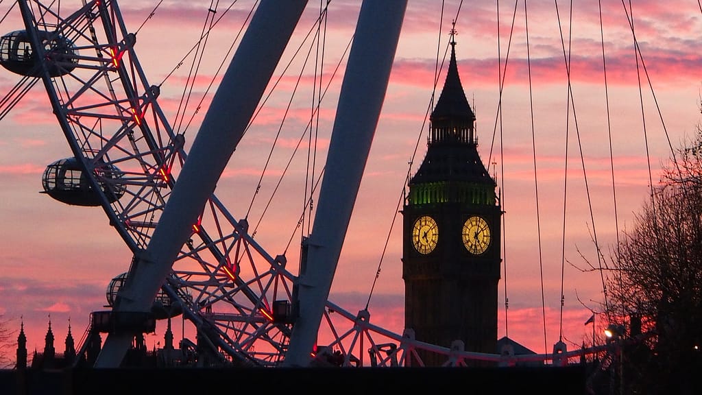 New Year's Traditions Around The World - Big Ben where thousands gather to see in the New Year in London
