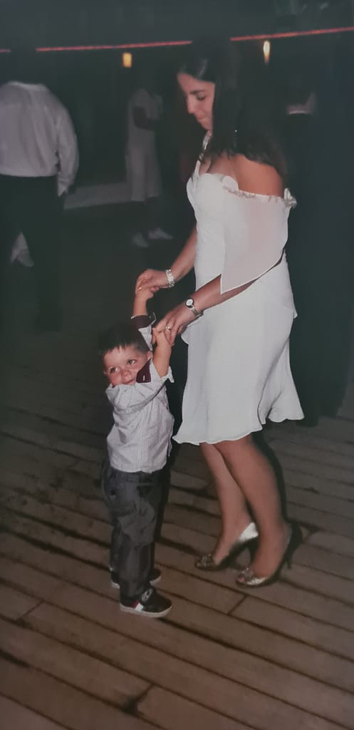 Cruising with children -Dancing way past his bedtime