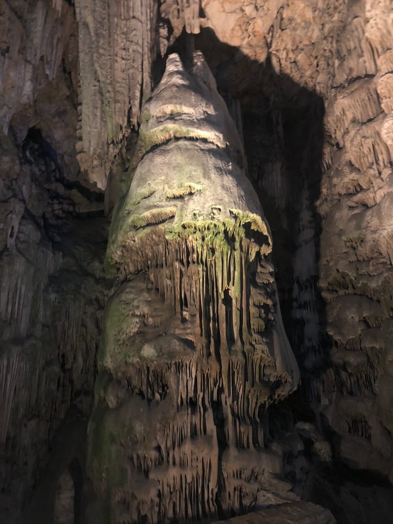 When you visit Gibraltar make sure to go to St. Michael's cave the stalactites and stalagmites are stunning