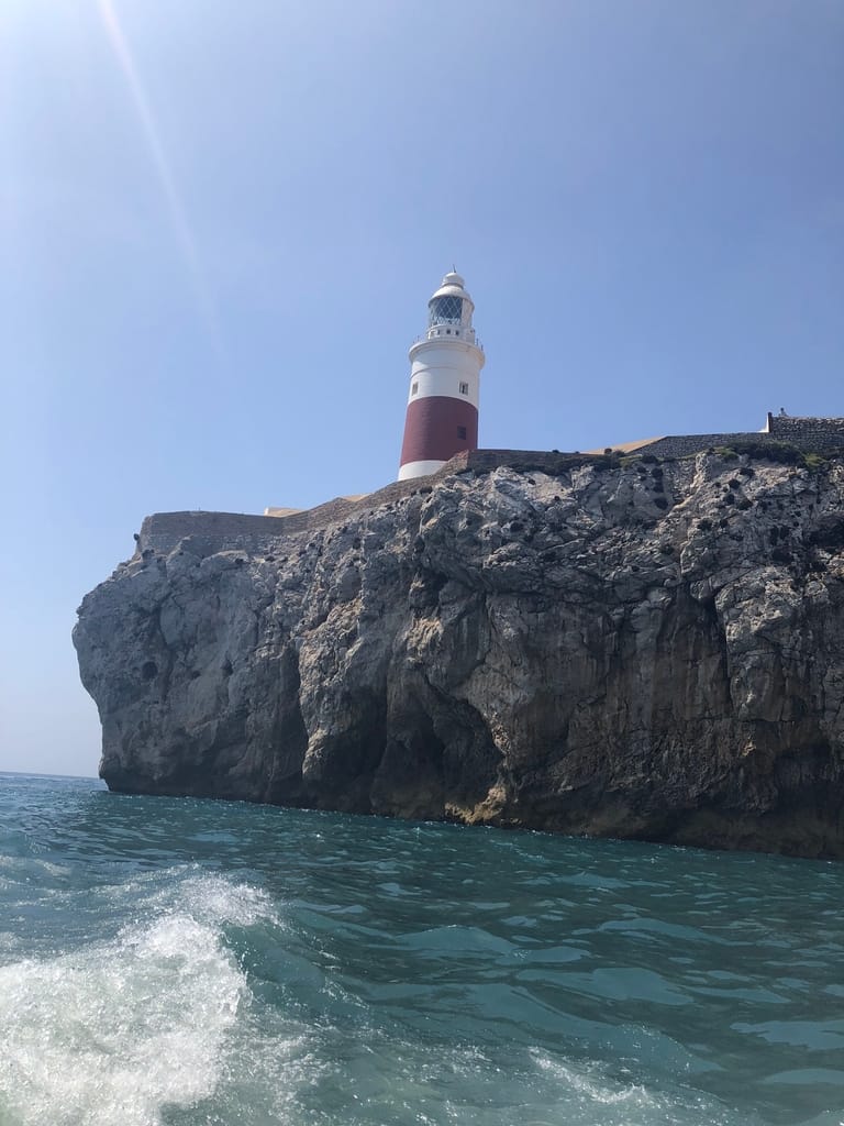There's no need to be at out sea when you visit Gibraltar to view appreciate Trinity lighthouse but it does offer an amazing alternative view