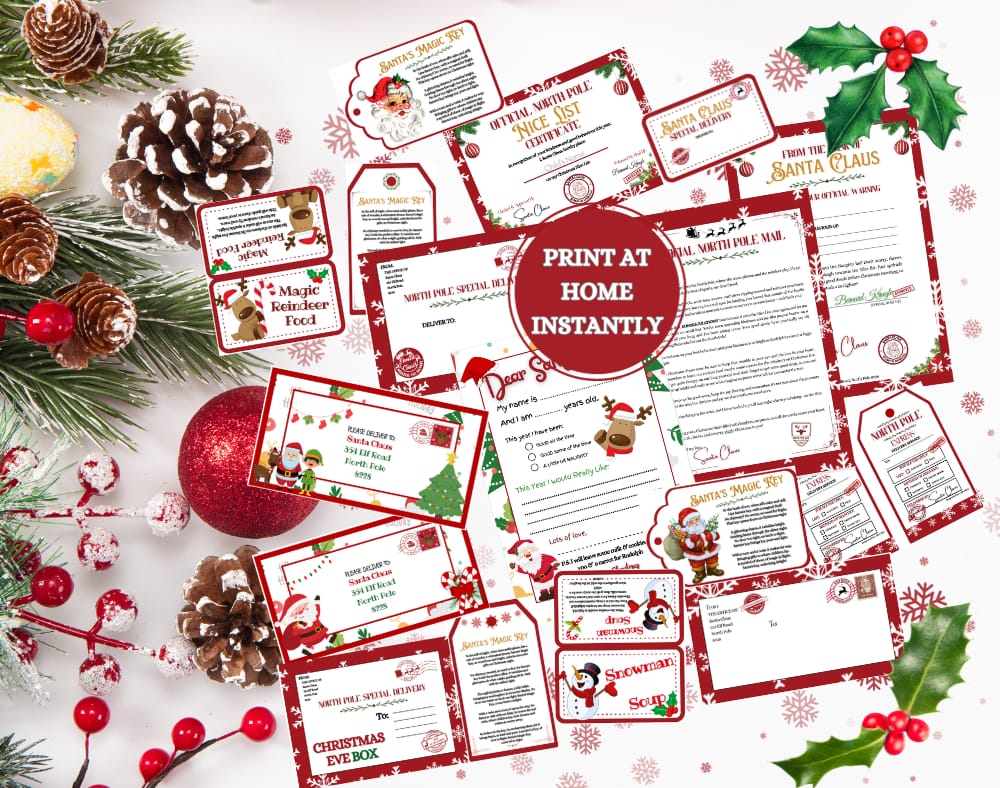 North Pole Printables