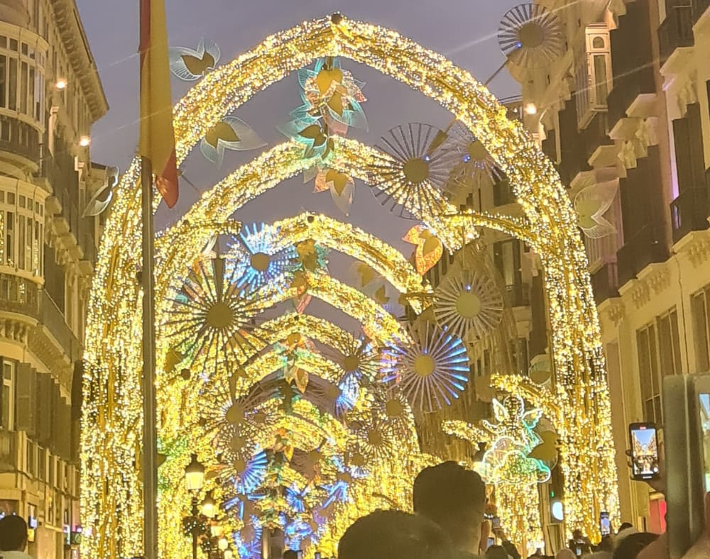 Malaga's magical Christmas lights